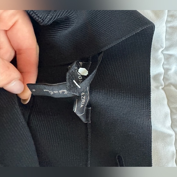 BcbgMAXAZRIA SIMONE TEXTURED POWER SKIRT BLACK SMALL - Picture 5 of 11